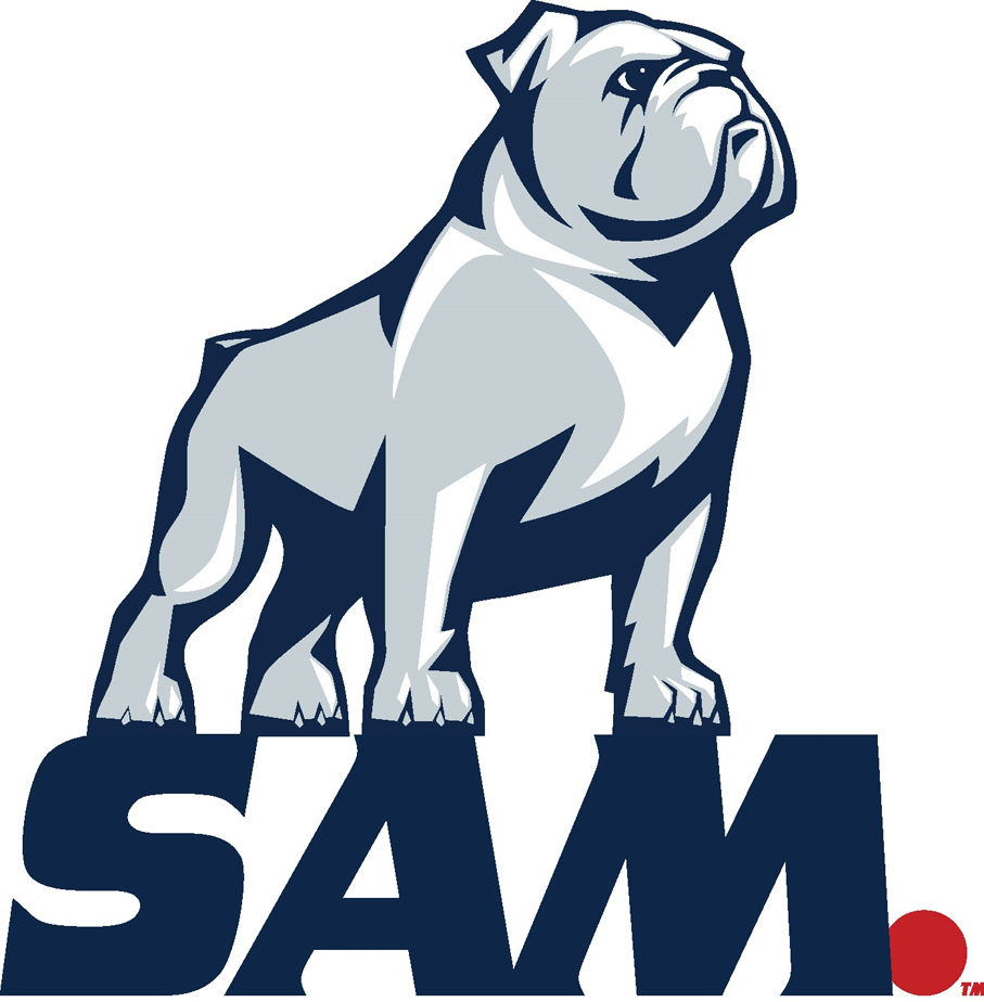 Samford Bulldogs 2016-Pres Secondary Logo vinyl decal